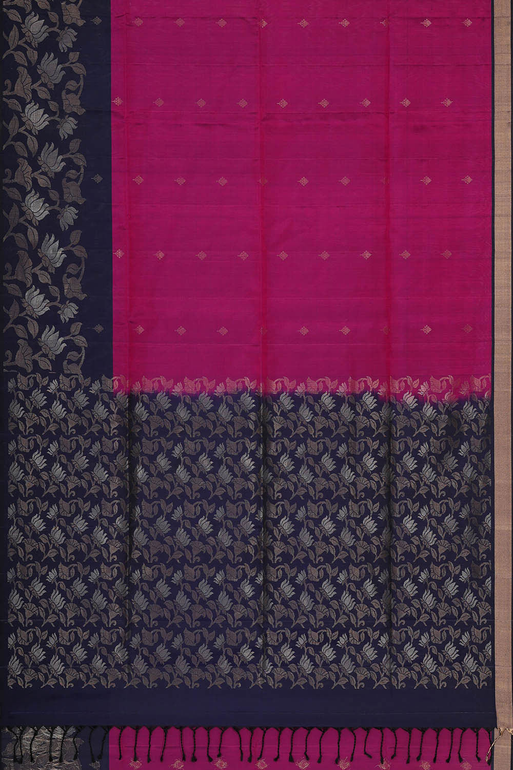 Magenta Silk Saree