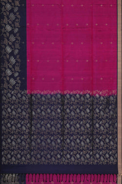Image of Magenta Silk Saree