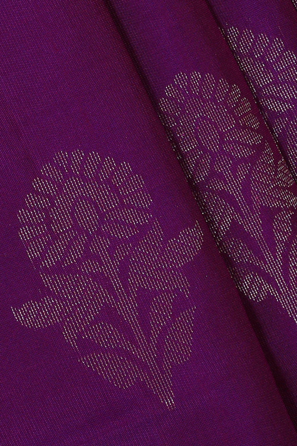 Image of Purple Silk Saree