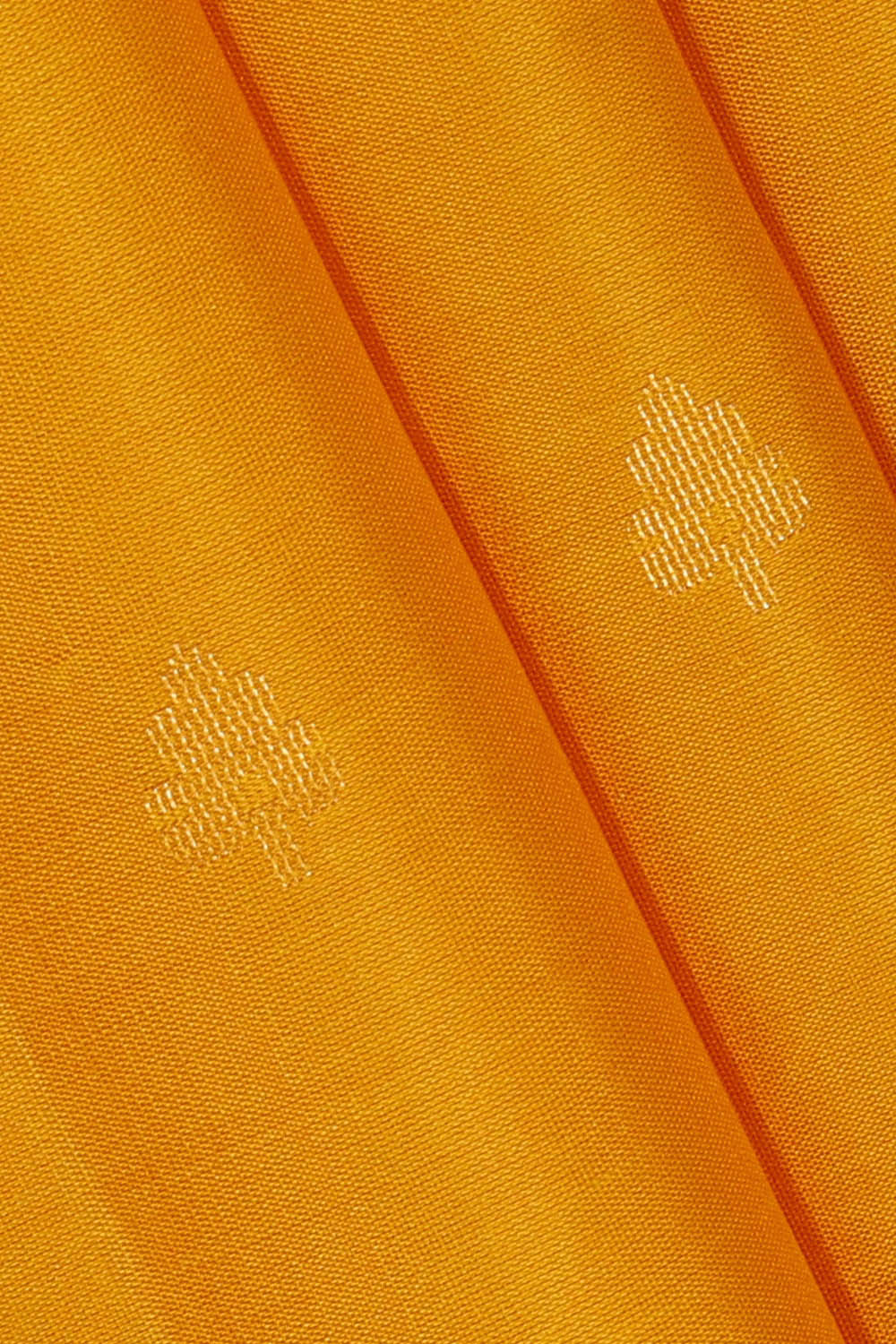 Mustard Yellow Silk Saree