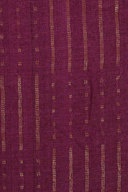 Image of Tussar Silk Magenta Saree