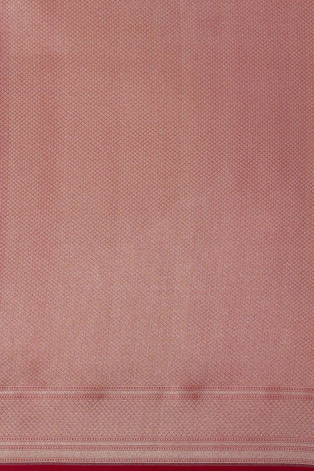 Image of Banarasi Kora Dark Red Saree