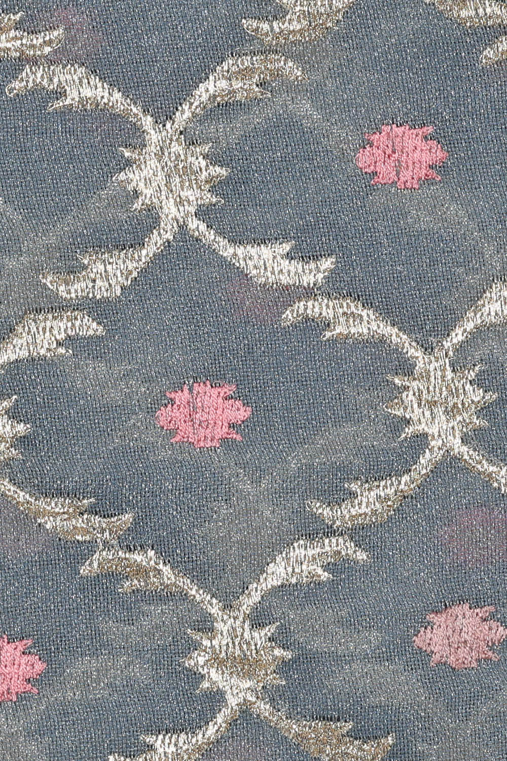 Image of Kora Silk Grey Saree