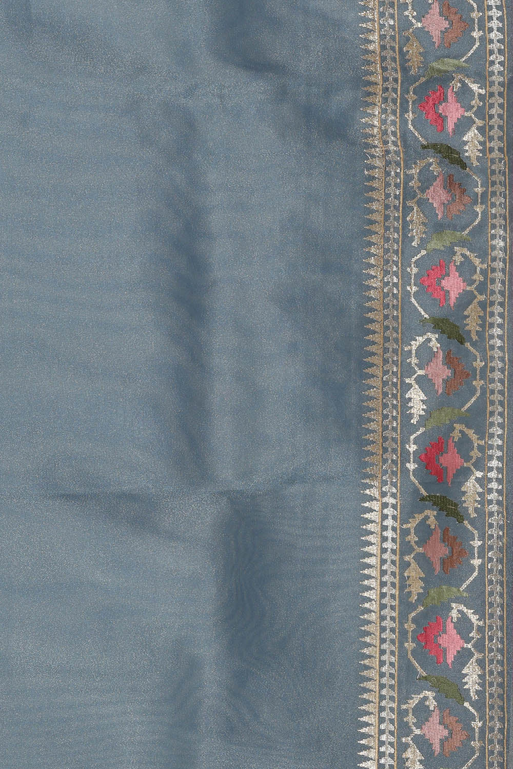 Image of Kora Silk Grey Saree