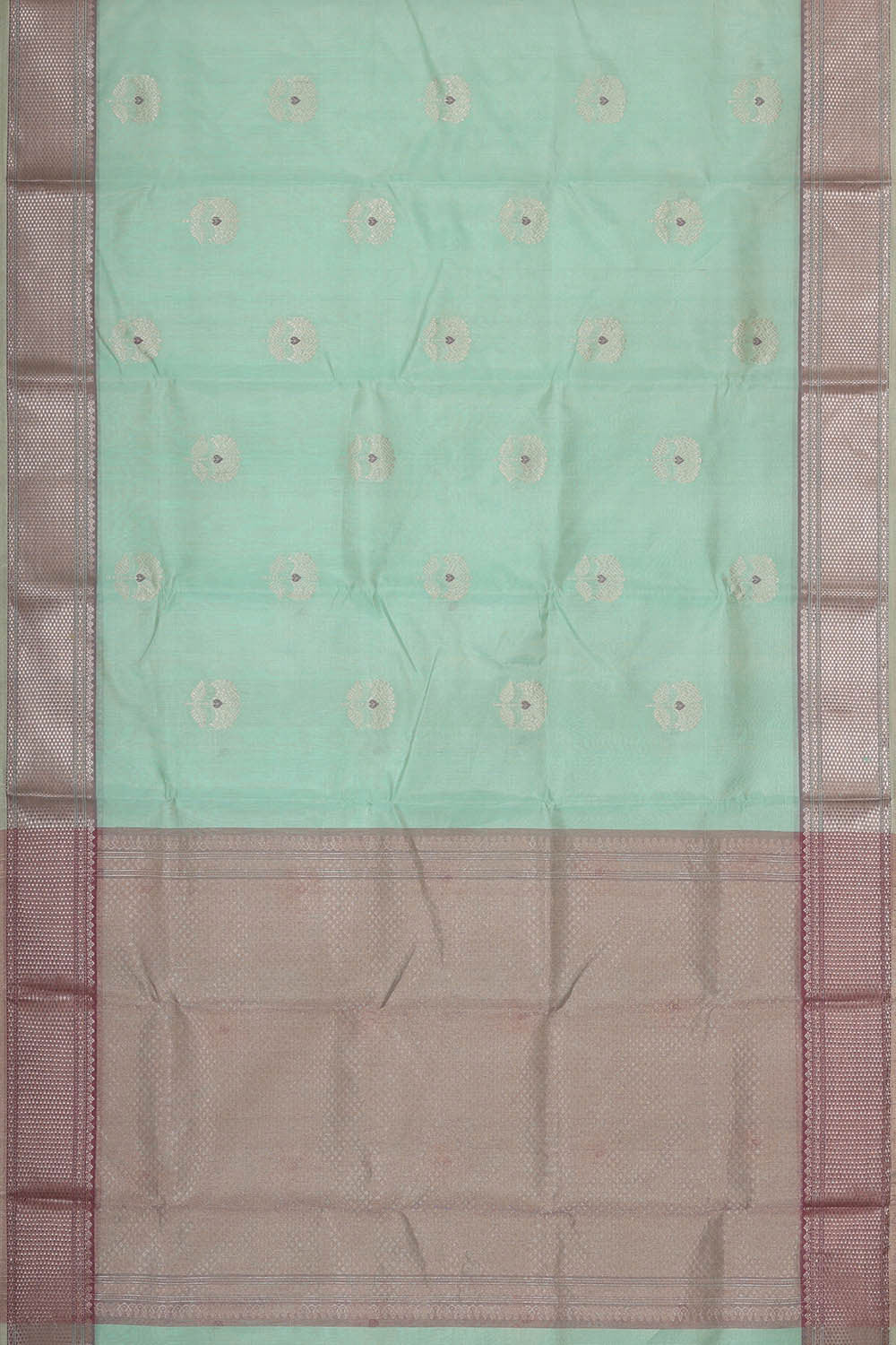 Chanderi Silk Light Sea Green Saree