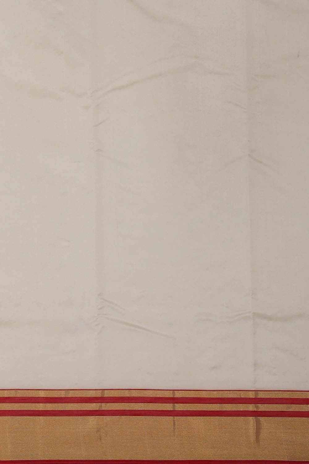 Chanderi Silk Cream Saree