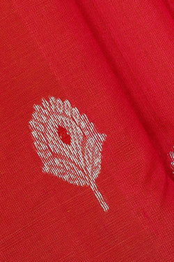 Image of Chanderi Silk Cream Saree