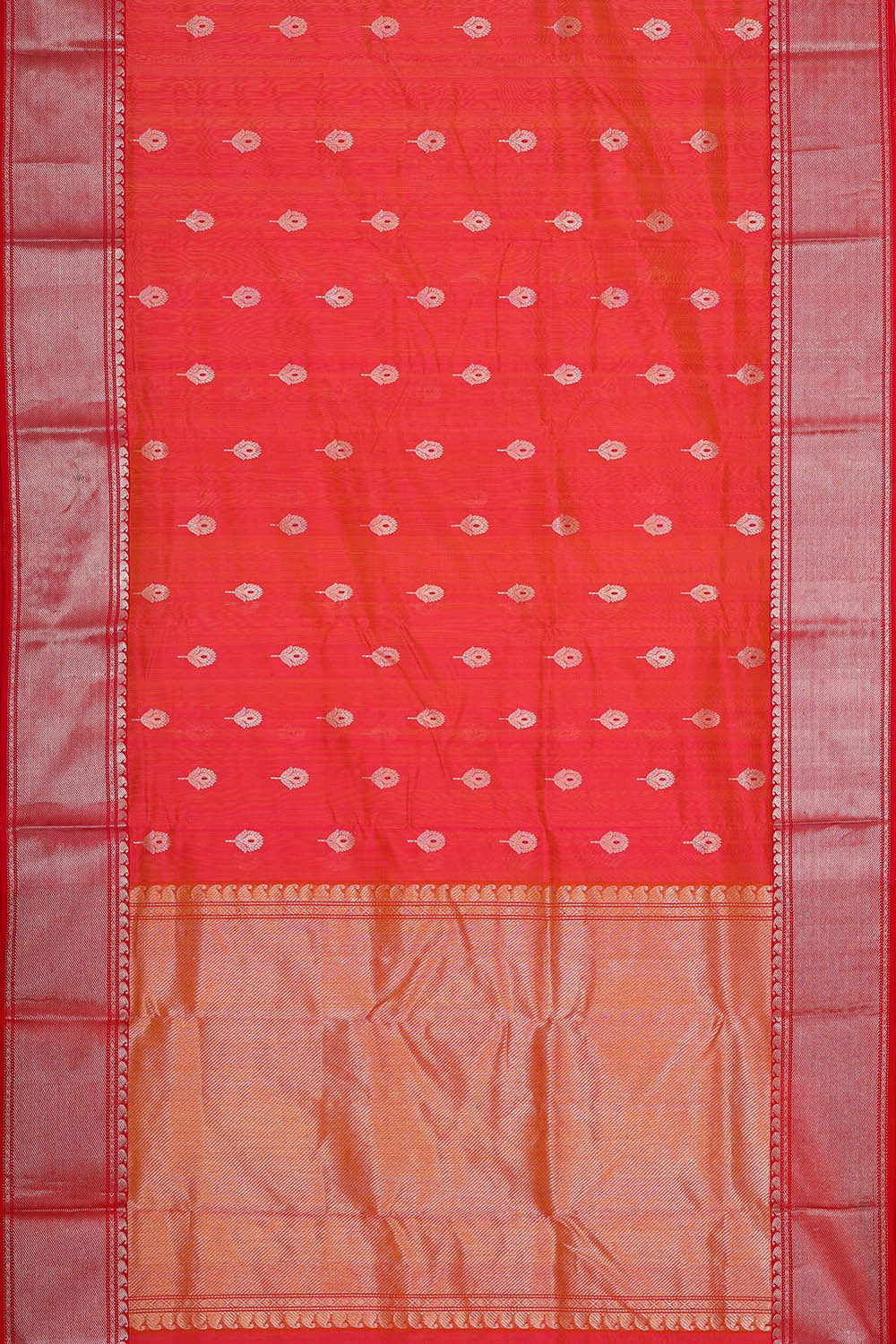 Chanderi Silk Cream Saree