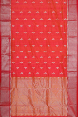 Image of Chanderi Silk Cream Saree
