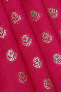 Image of Rani Pink Silk Saree