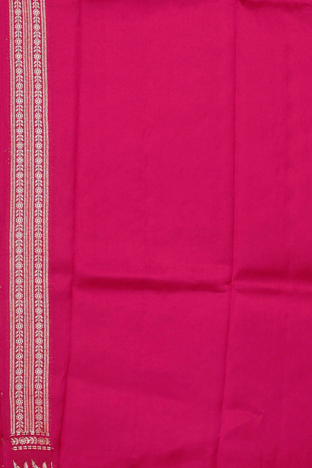 Rani Pink Silk Saree
