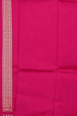 Image of Rani Pink Silk Saree