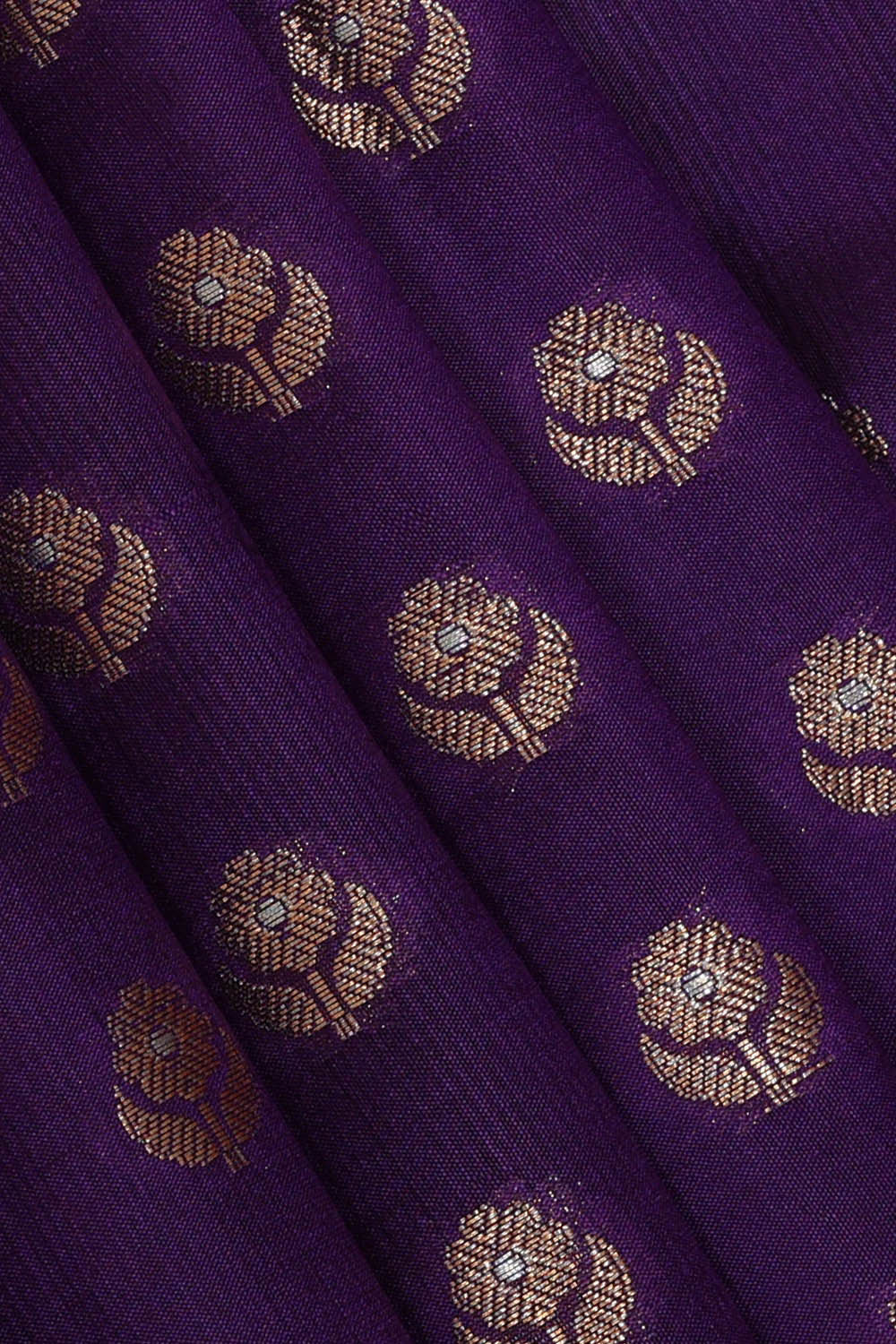 Violet Silk Saree
