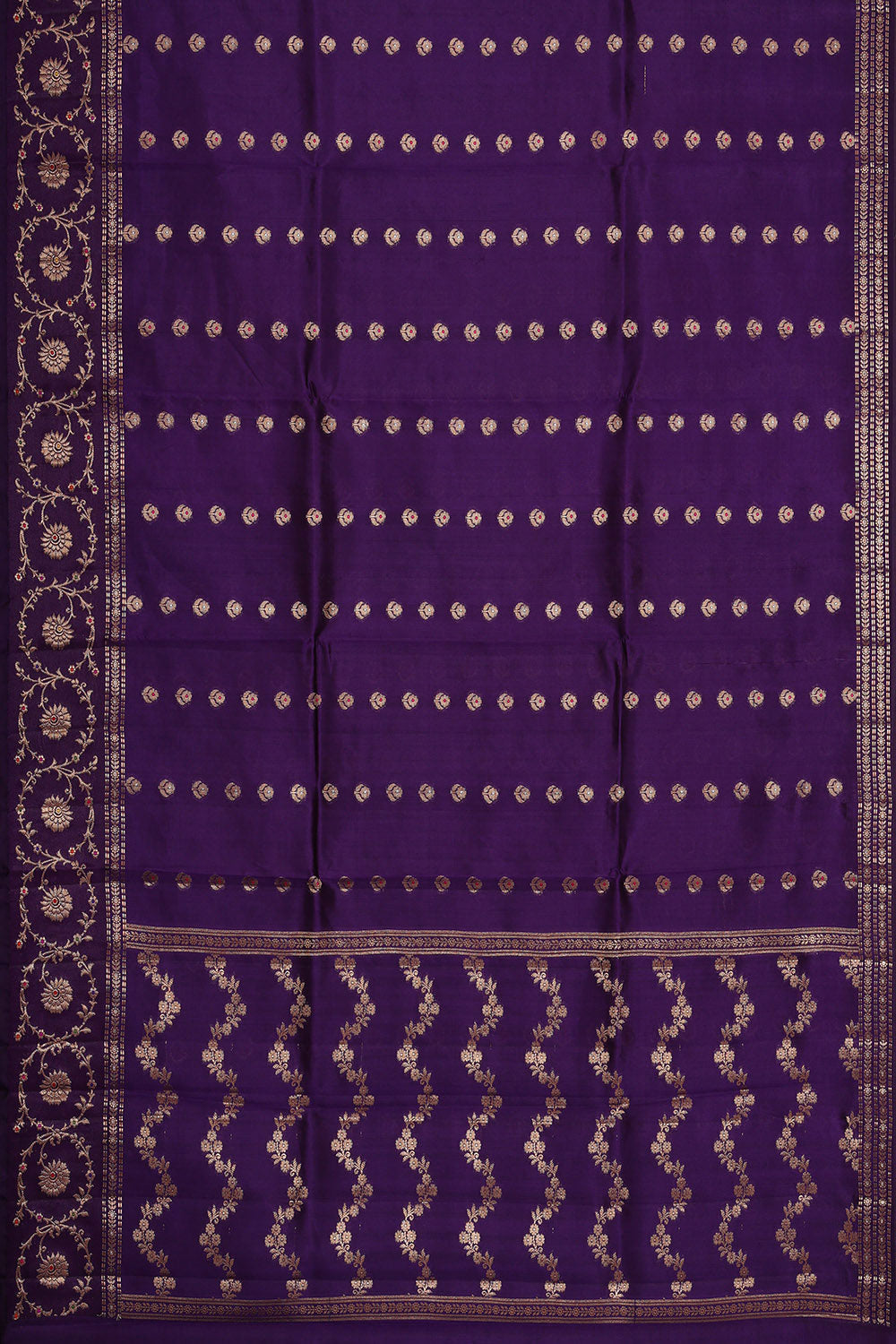 Violet Silk Saree
