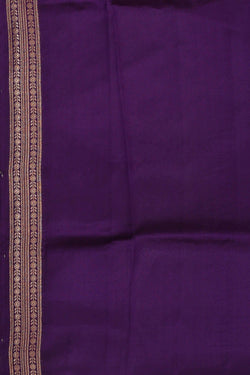 Image of Violet Silk Saree