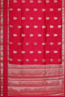 Image of Red Silk Saree