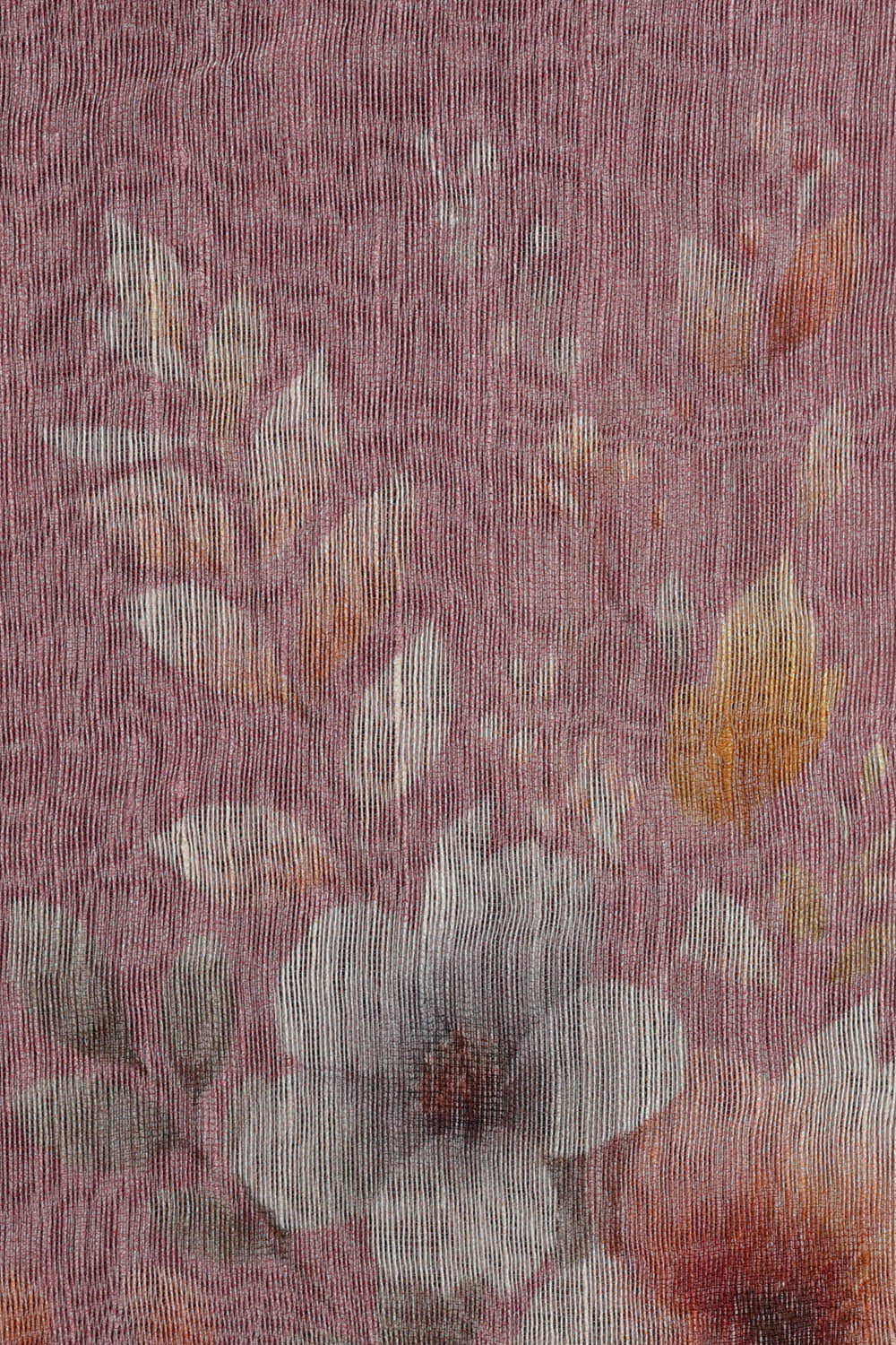 Image of Linen Silk Onion Pink Saree