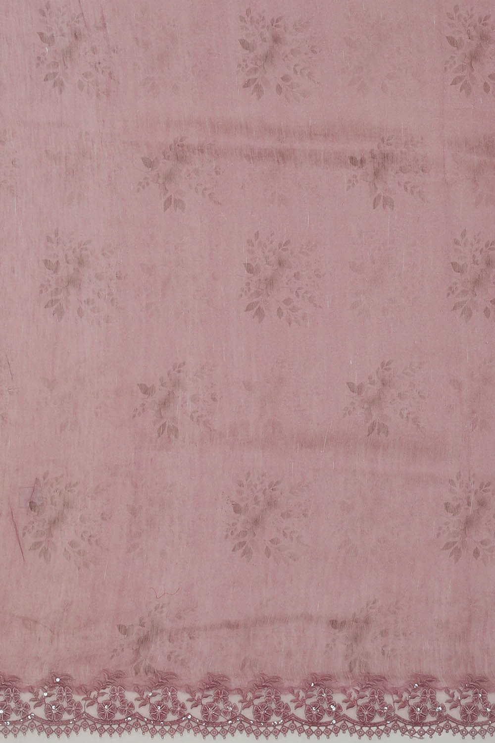 Image of Linen Silk Onion Pink Saree