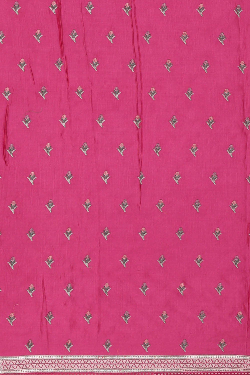 Image of Banarasi Organza Pink-Cream Saree