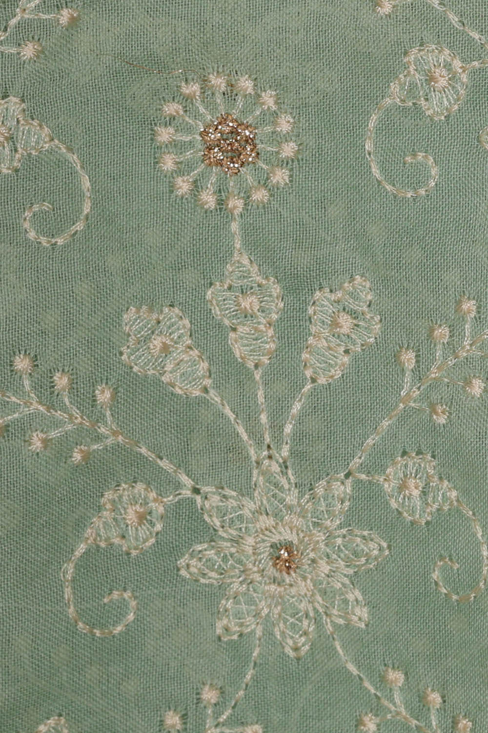 Image of Sea Green Organza Saree