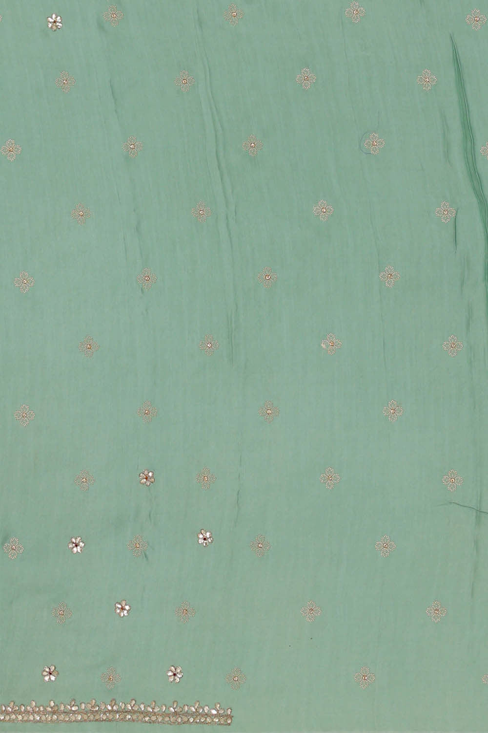 Image of Sea Green Organza Saree