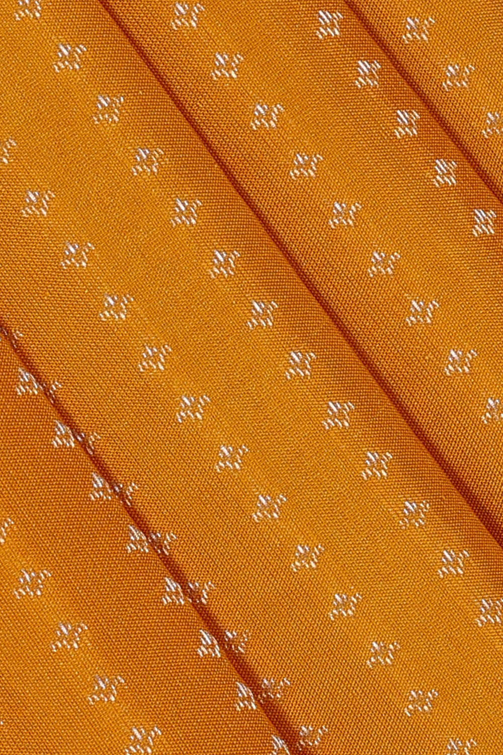 Kanchipattu Mustard Yellow Brocade Saree