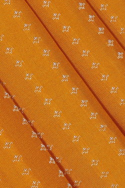 Image of Kanchipattu Mustard Yellow Brocade Saree
