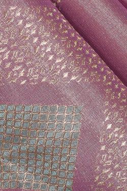 Image of Kanchipattu Lavender Tissue Brocade Saree