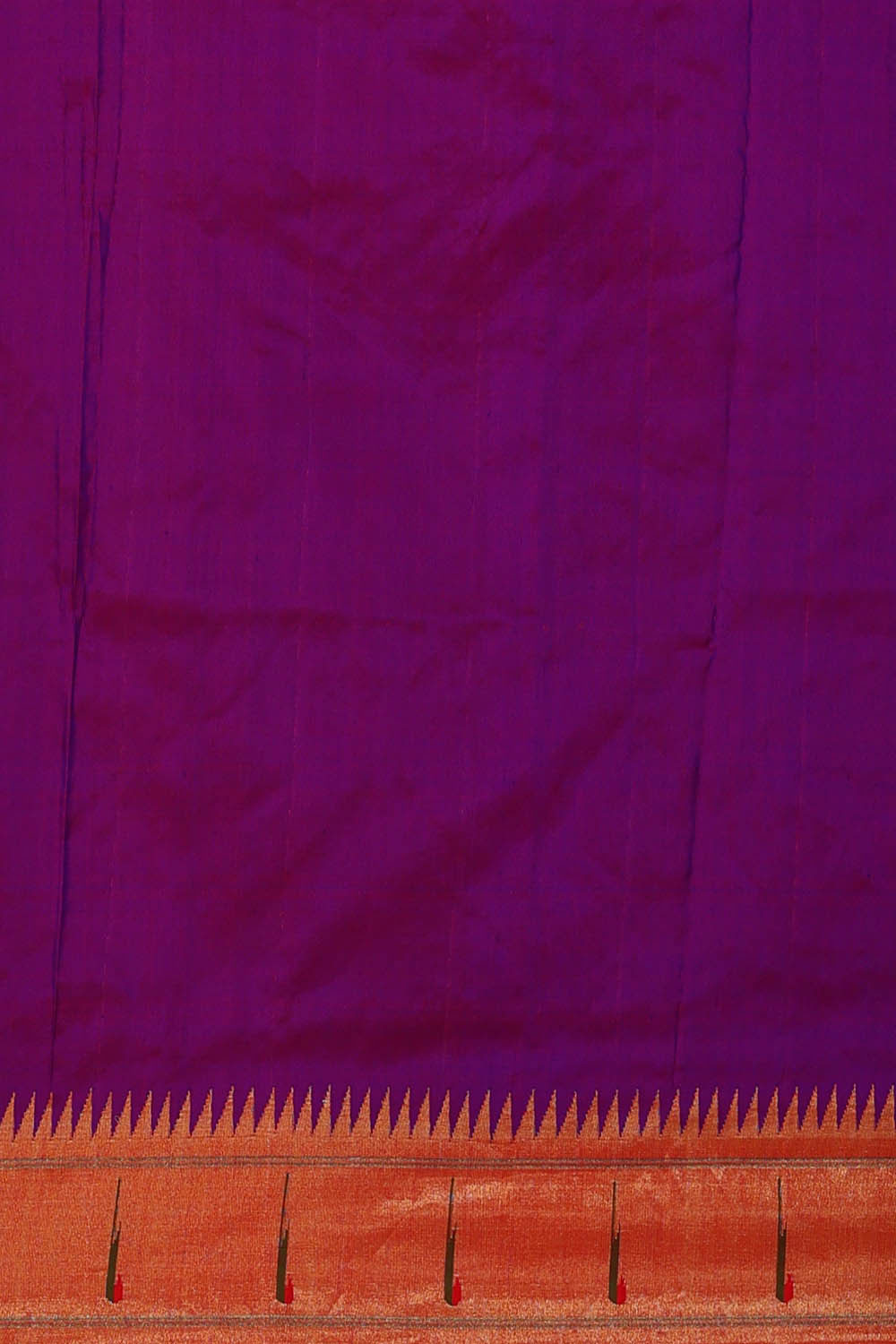 Paithani Silk Magenta Purple Saree