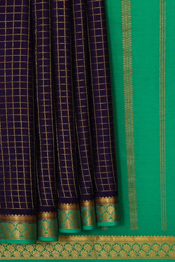 Image of Binny Crepe Violet Saree