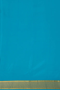 Image of Binny Crepe Sky Blue Saree
