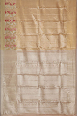 Image of Kanchipattu Gold Tissue Brocade Saree