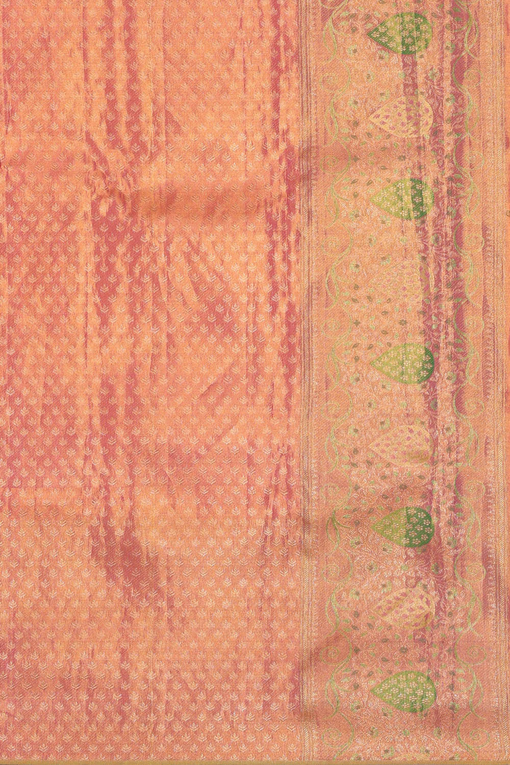 Image of Kanchipattu Green Tissue Brocade Saree