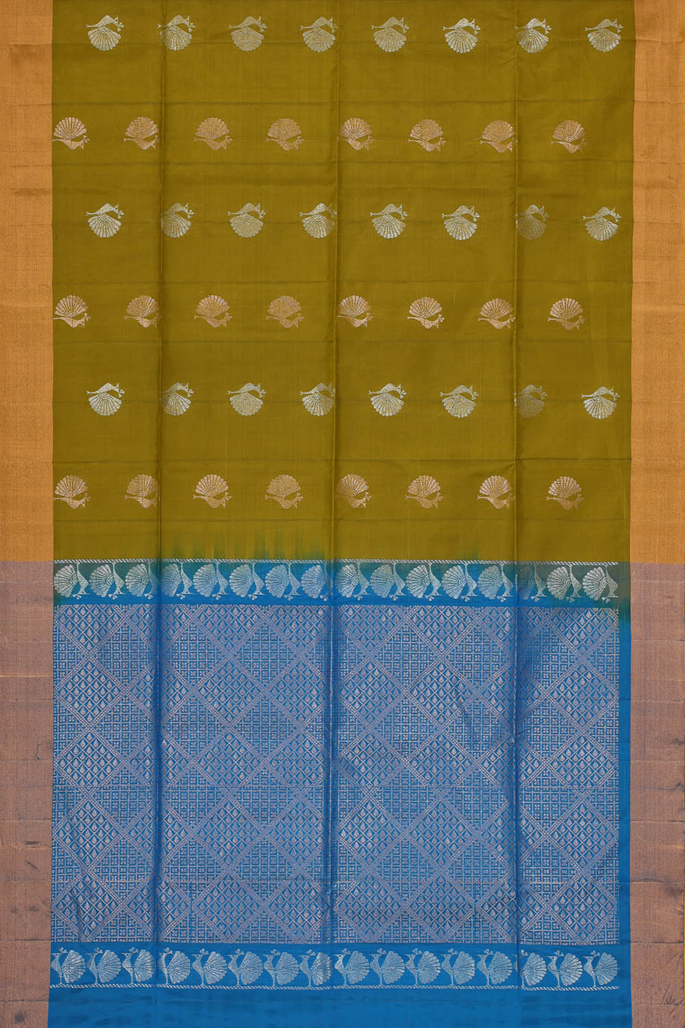 Image of South Silk Green Saree