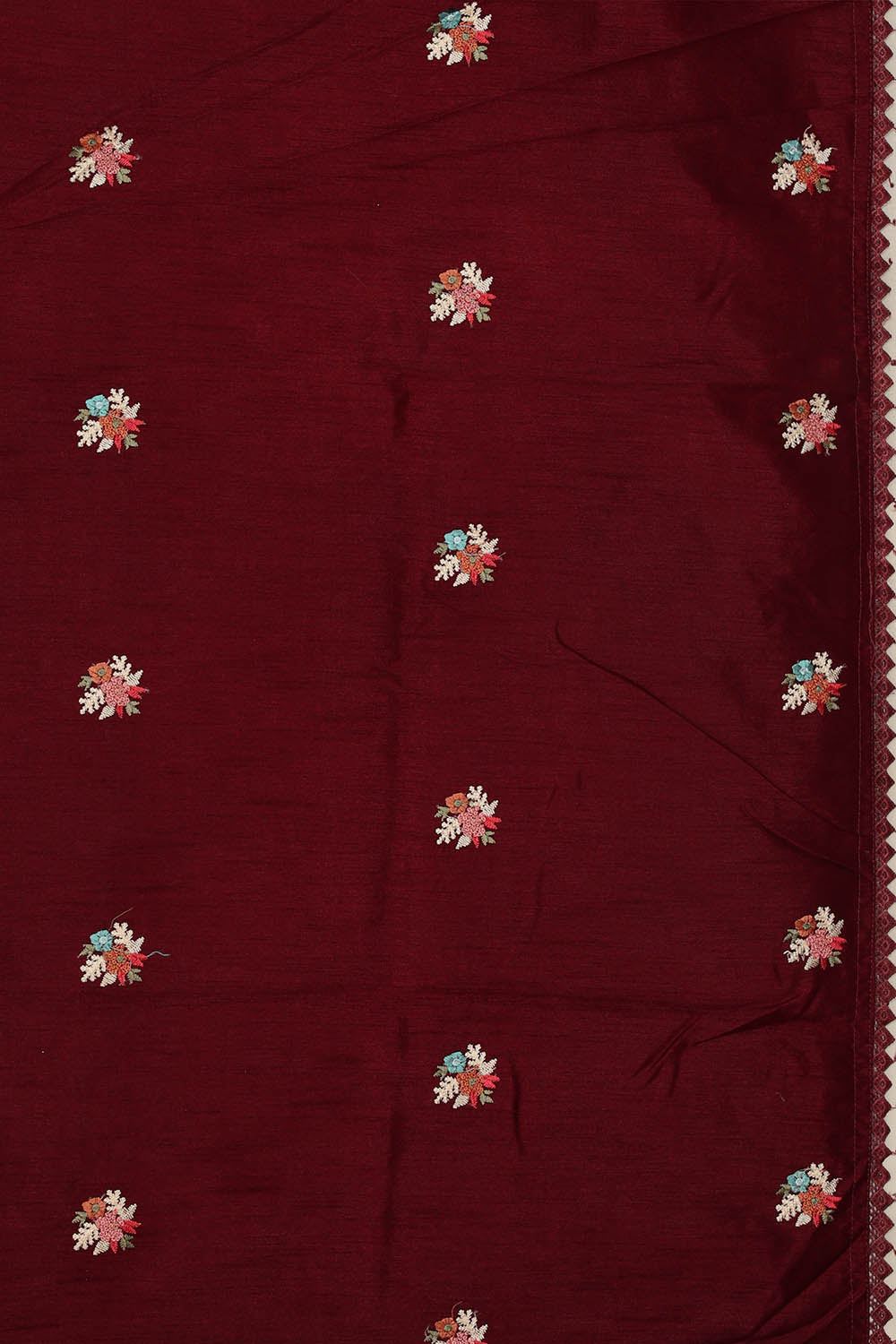 Image of Kora Silk Brown Saree