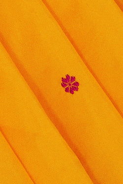 Image of Narayanpet Silk Yellow Saree
