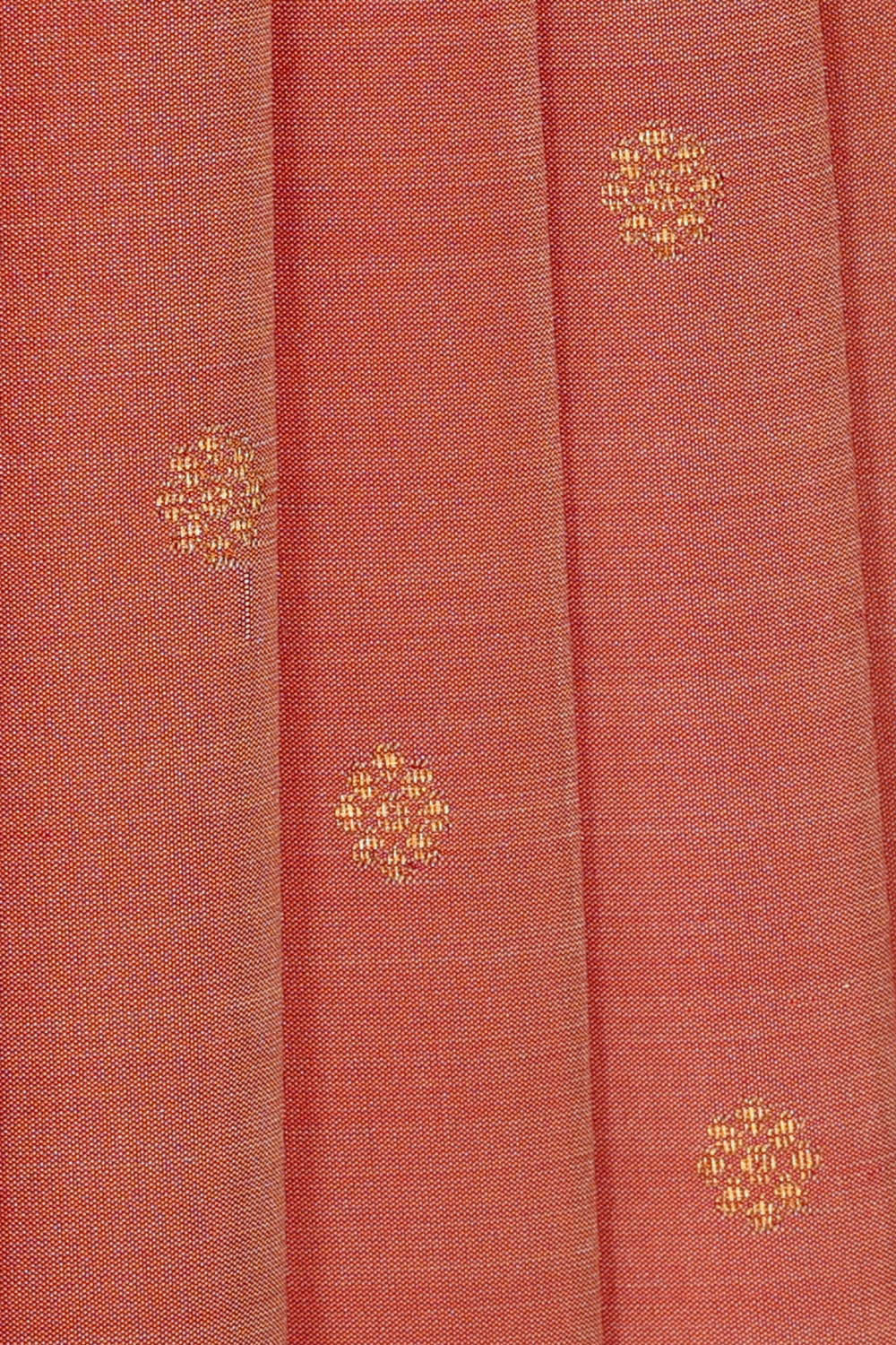 Image of Narayanpet Silk Peach Saree