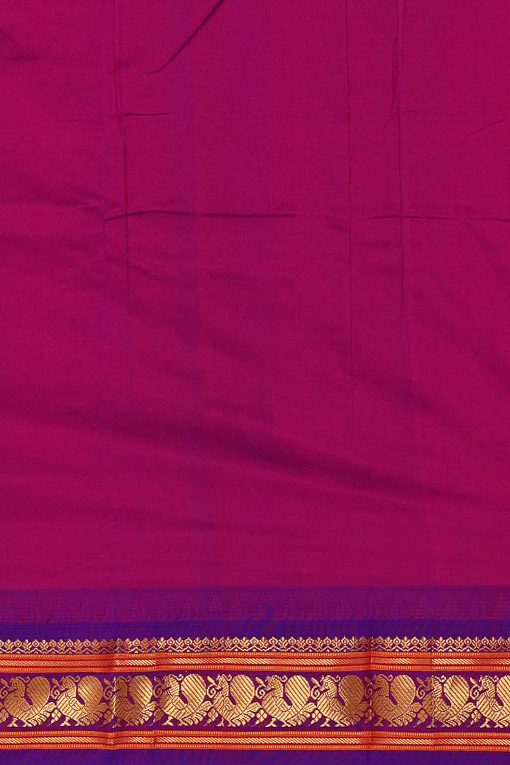 Image of Narayanpet Silk Cream Saree