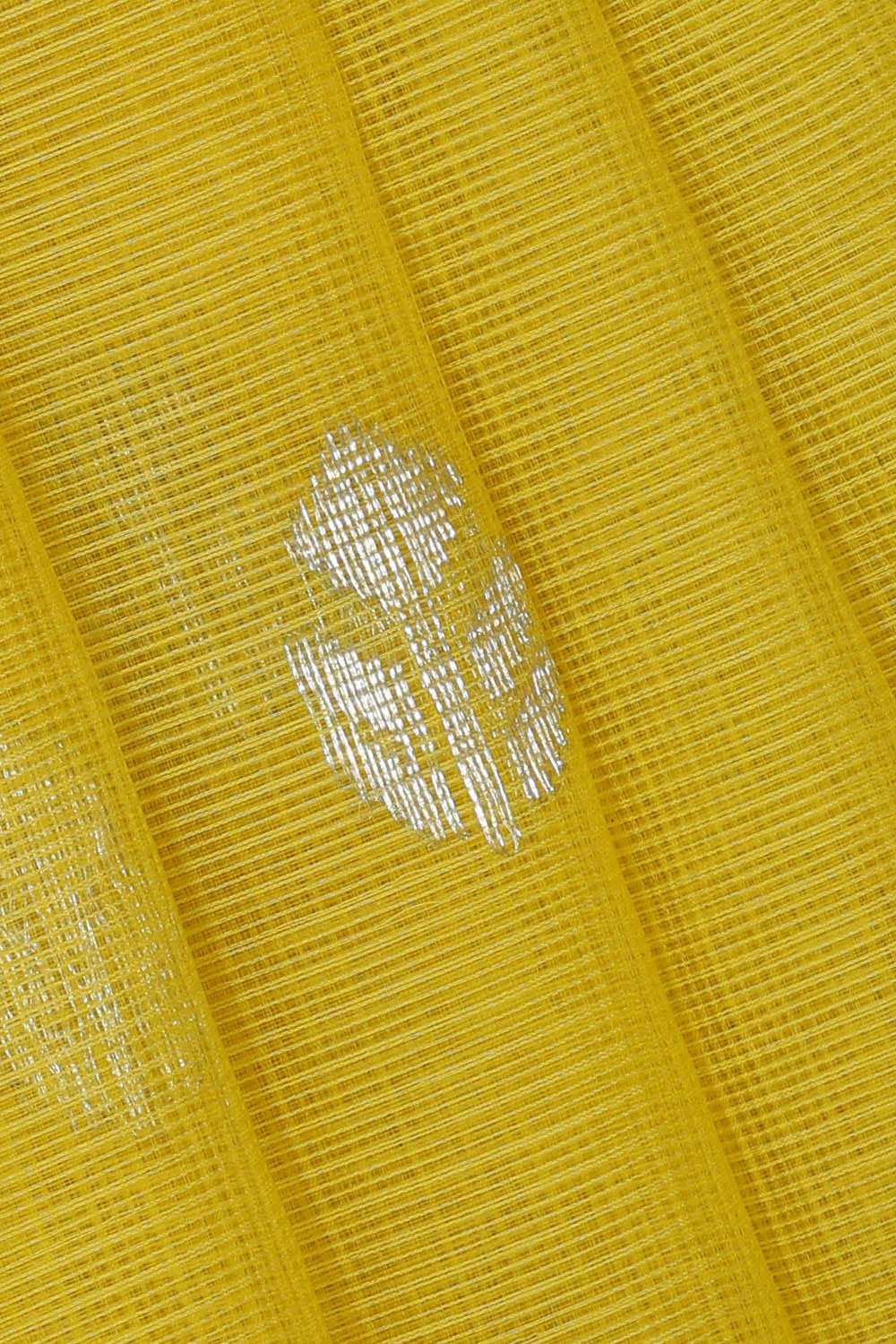 Image of Zari Kota Yellow Saree