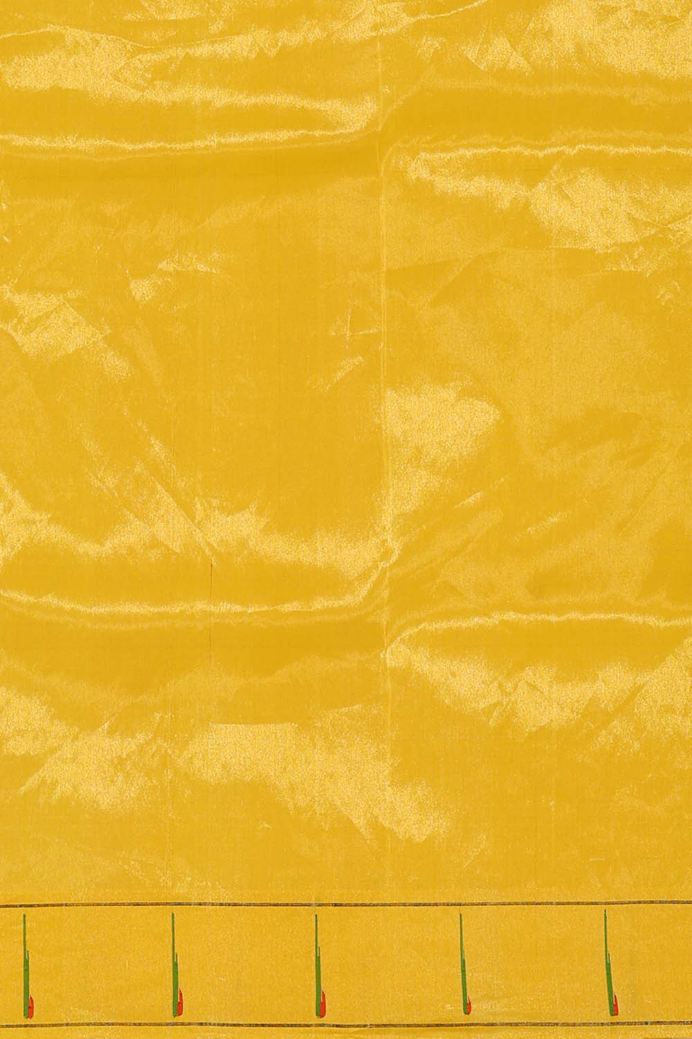 Paithani Silk Yellow Tissue Saree