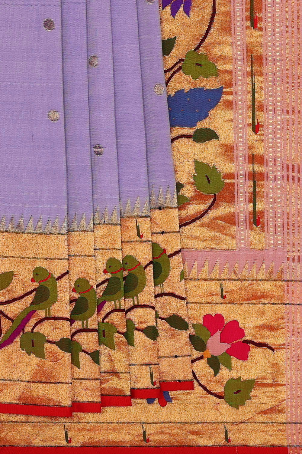 Image of Paithani Silk Lavender Saree