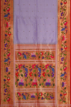 Image of Paithani Silk Lavender Saree