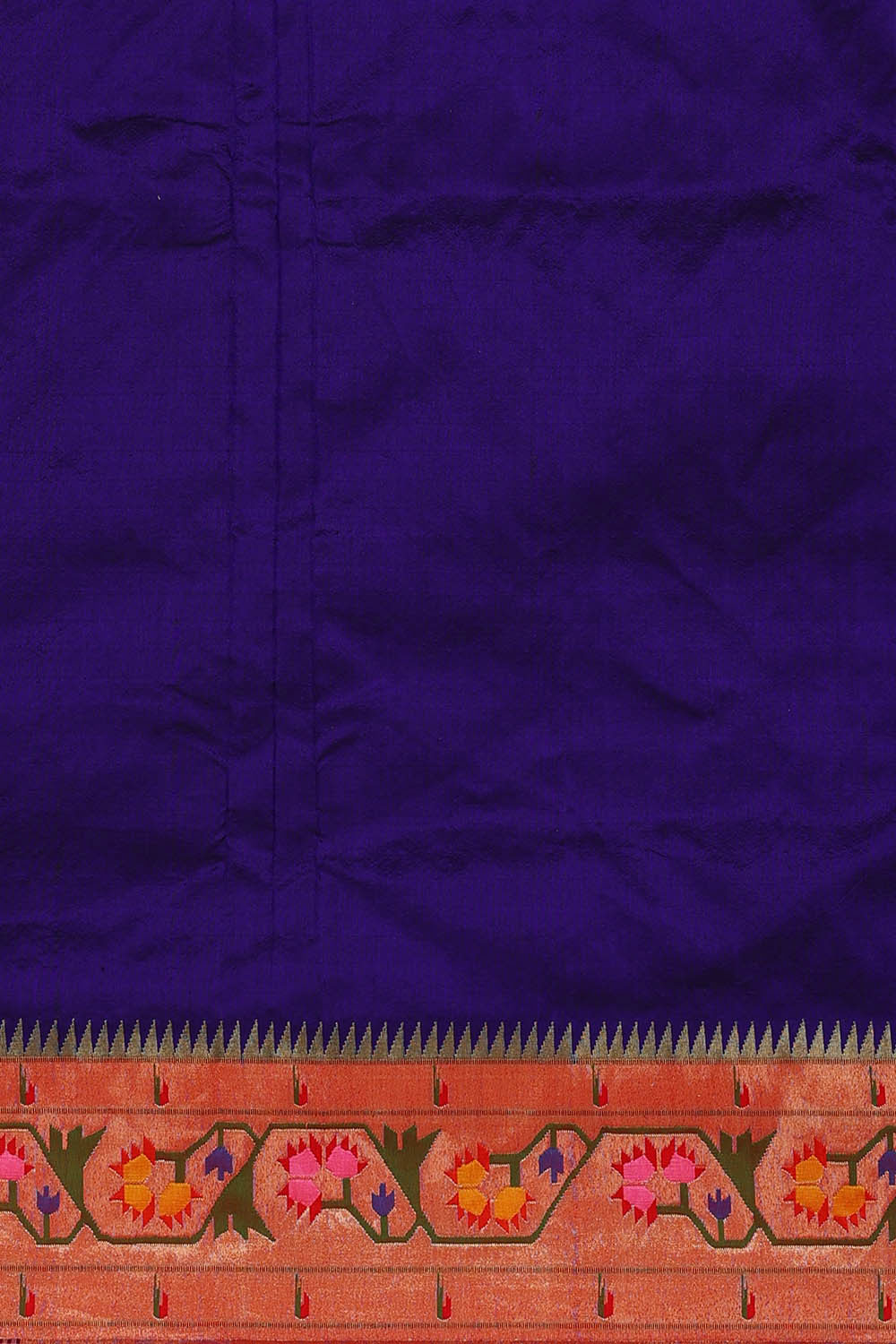 Paithani Silk Royal Blue Saree