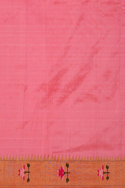Image of Paithani Silk Pink Saree