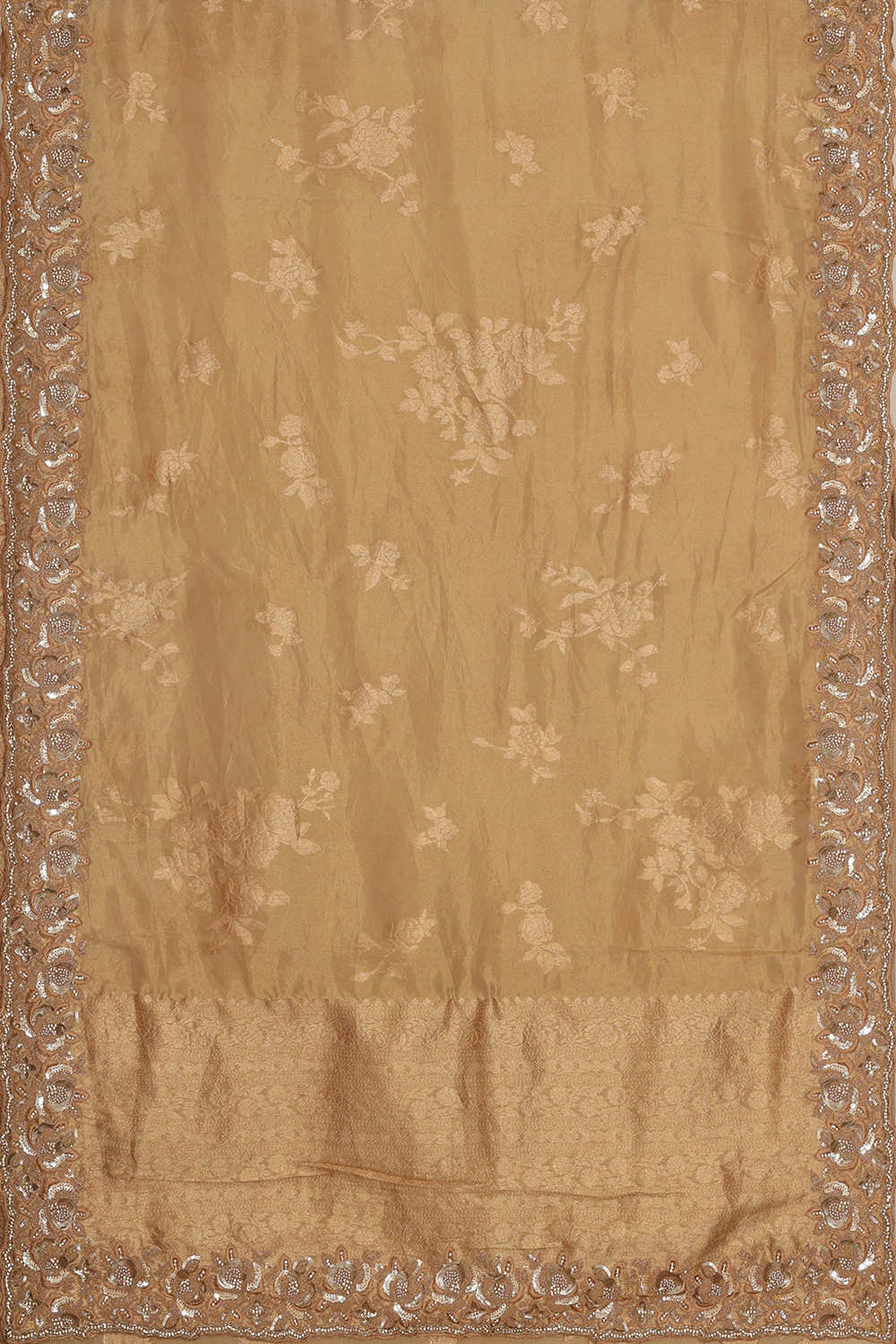 Banarasi Tissue Organza Gold Saree