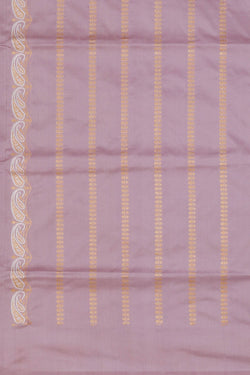 Image of Banarasi Silk Light Lavender Saree