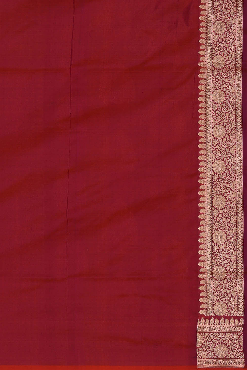 Image of Banarasi Silk Maroon Saree