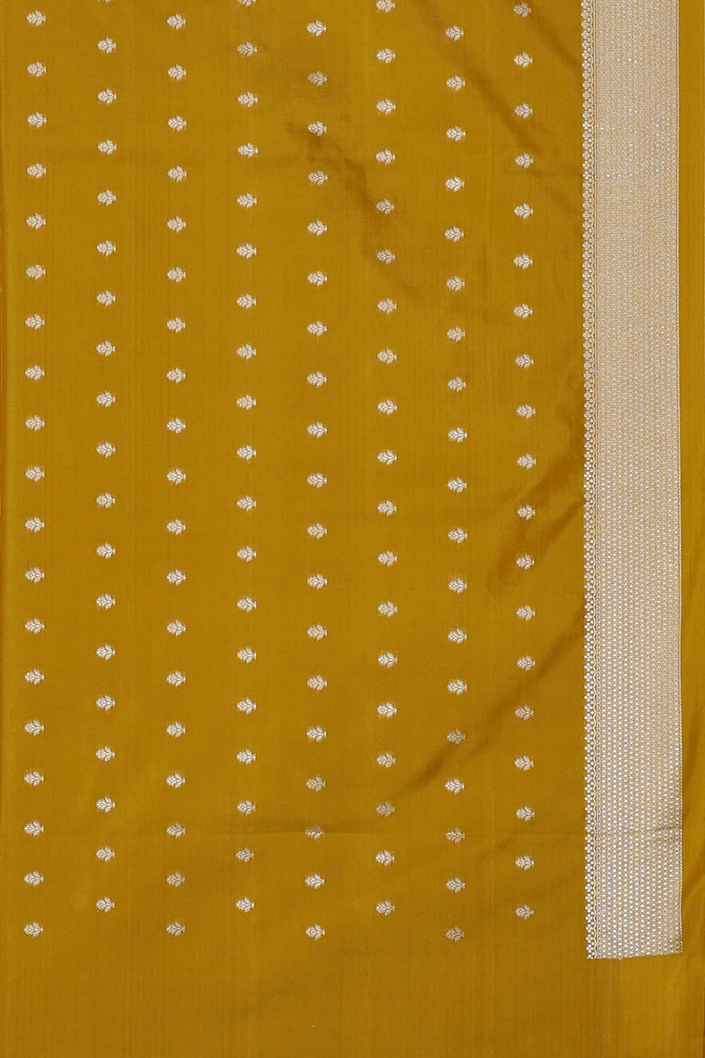 Banarasi Silk Mehndi Green Saree