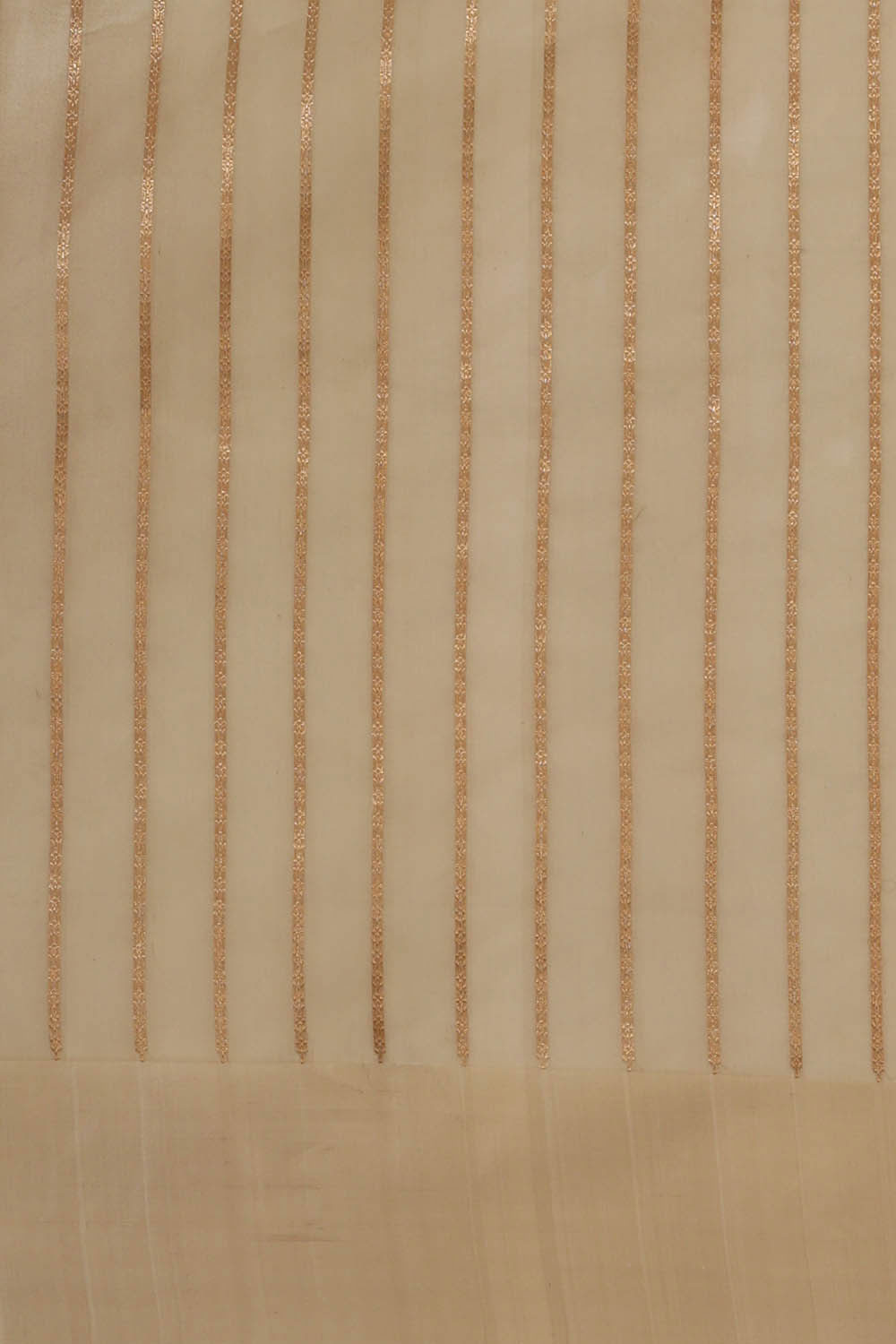 Banarasi Kora Golden Brown Saree