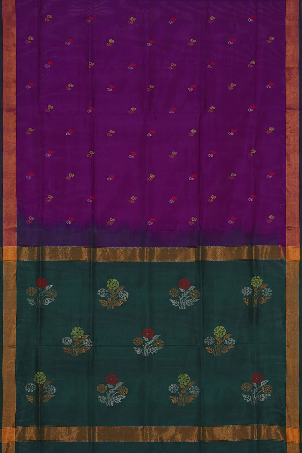 Image of Uppada Silk Purple Saree